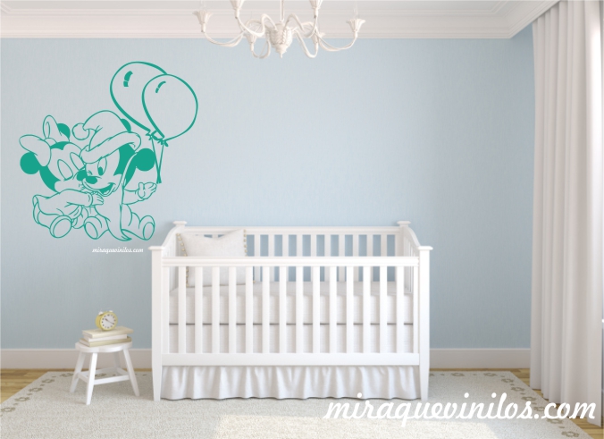Vinilos decorativos Mickey And Minie 02
